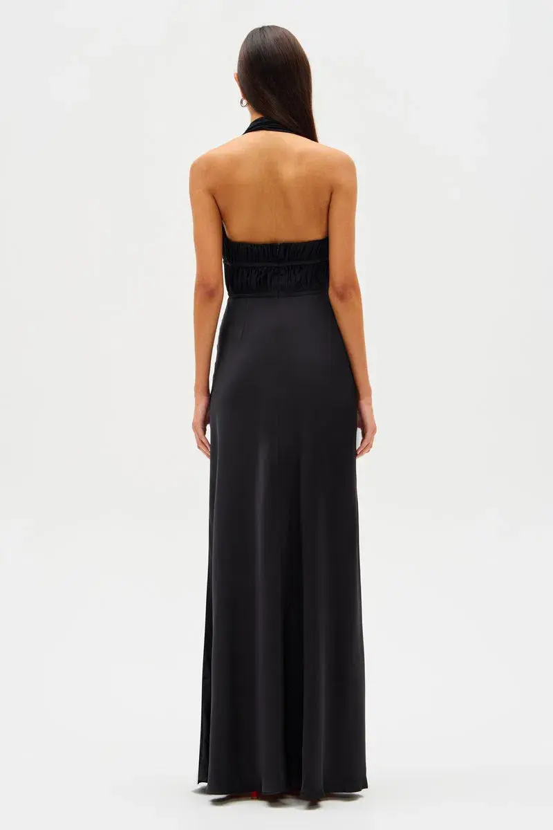 Misha Celine Maxi Dress in Black - Image 2