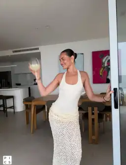 Benni Ariel Maxi Dress in Shell Size 8 AU / S for rent on The Volte - image 2