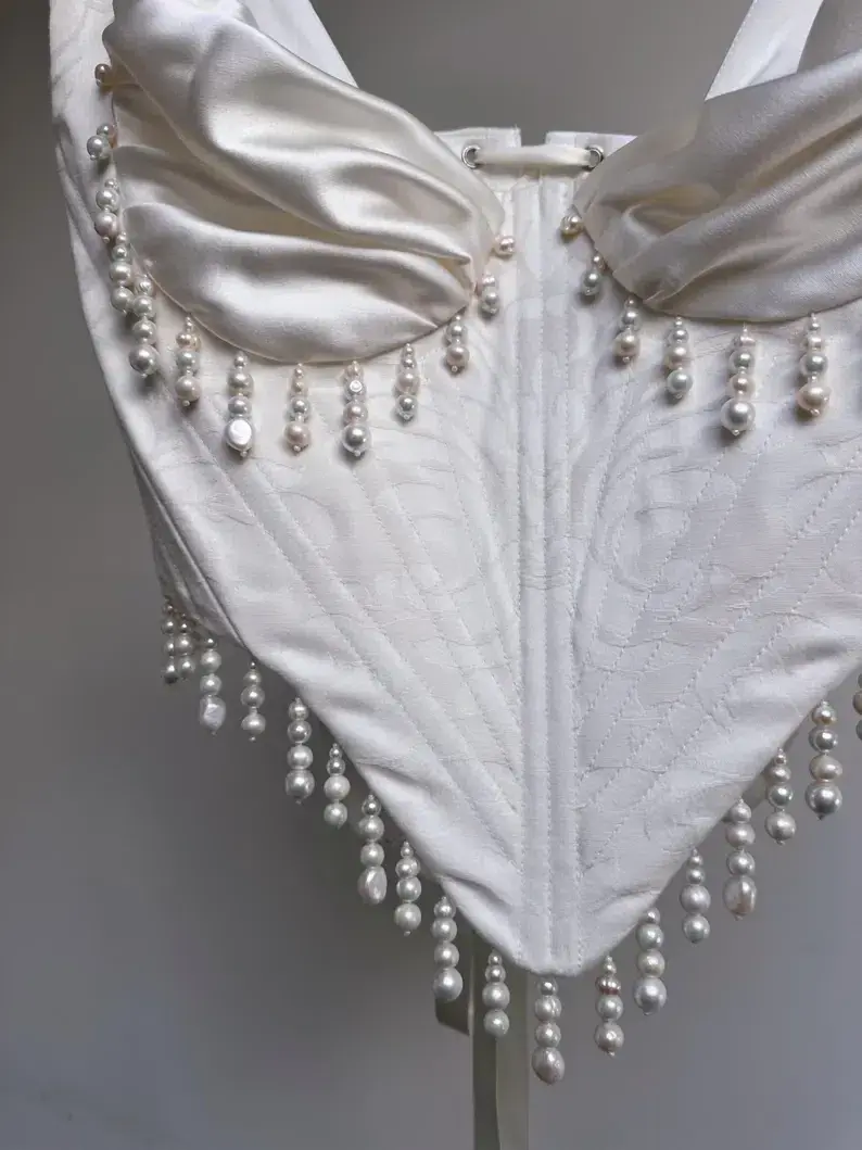 Immoral London Bridal Corset size 8 for rent on The Volte - main image