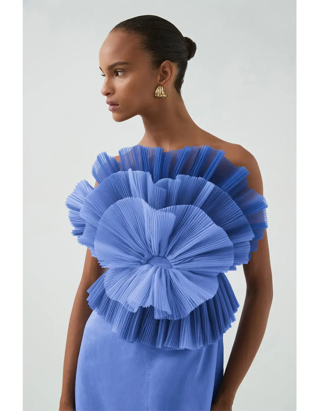 Aje / Kira Midi Dress / Ocean Wave / Size 10 for rent on The Volte - main image