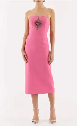 Rebecca Vallance - Aubree Strapless Midi for rent on The Volte - image 1