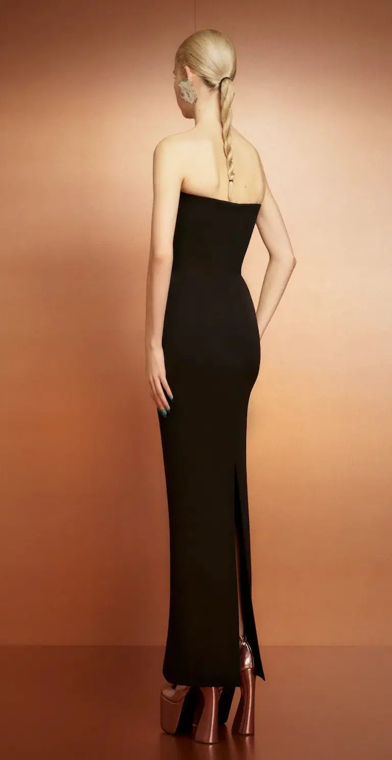 The Zuri Maxi Dress in Bright Green and Black for rent on The Volte - main image