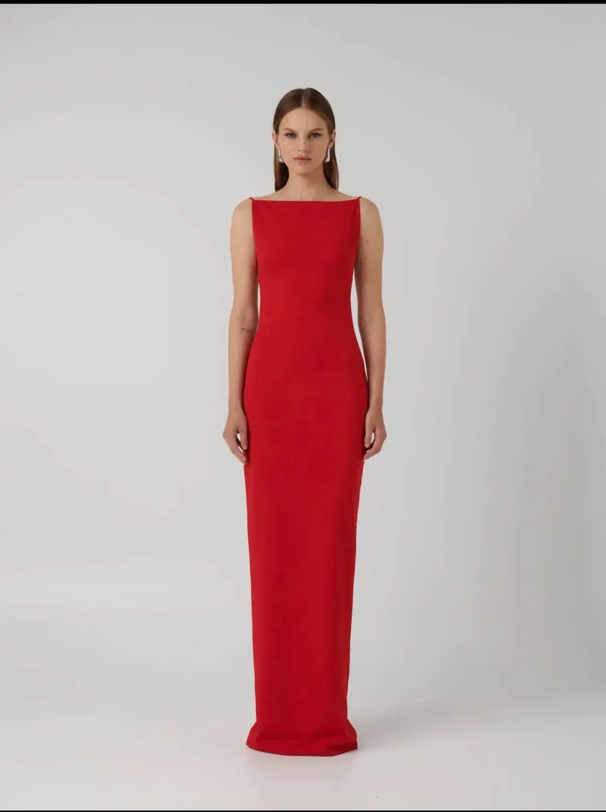 Effie Kats Gabi Gown - Red - Image 1
