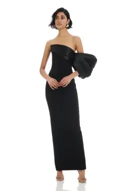 Eliya The Label Heinrich Gown Black Size 8 for rent on The Volte - image 1