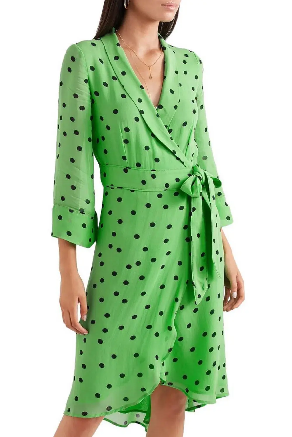 Ganni Polka Dot Wrap Dress size 40 - Image 1