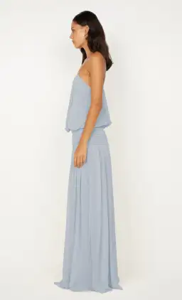 Camille Blouson Dress in Cloud Blue for rent on The Volte - image 3