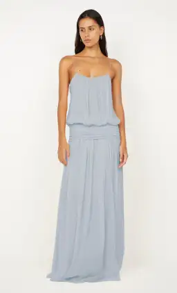 Camille Blouson Dress in Cloud Blue for rent on The Volte - image 1