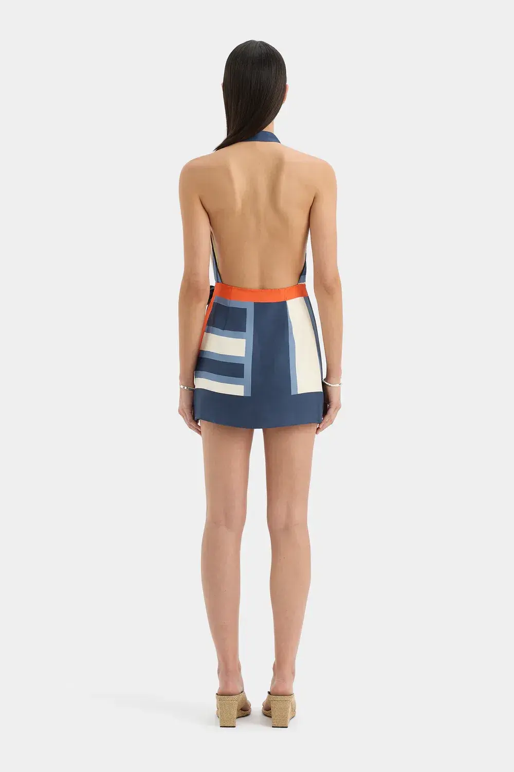 Sir Dazed Wrap Halter Mini Dress - Image 2