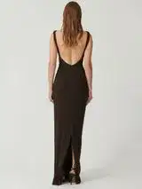 Effie Kats Verona Gown Brown Size S for rent on The Volte - image 2