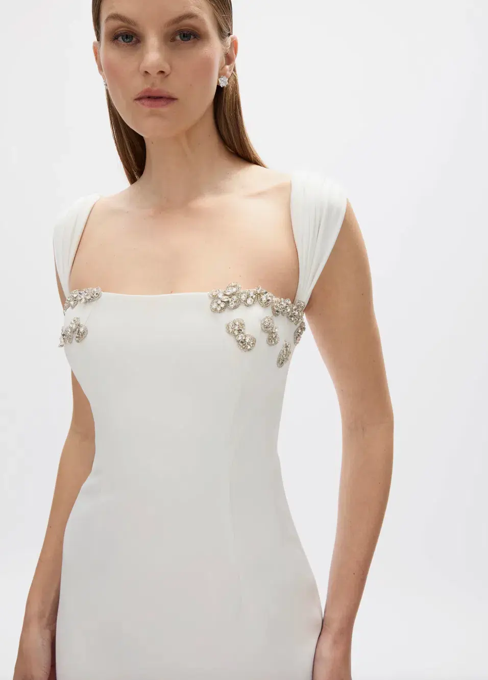 Rachel Gilbert Malia Gown in White AU 10 - Image 2