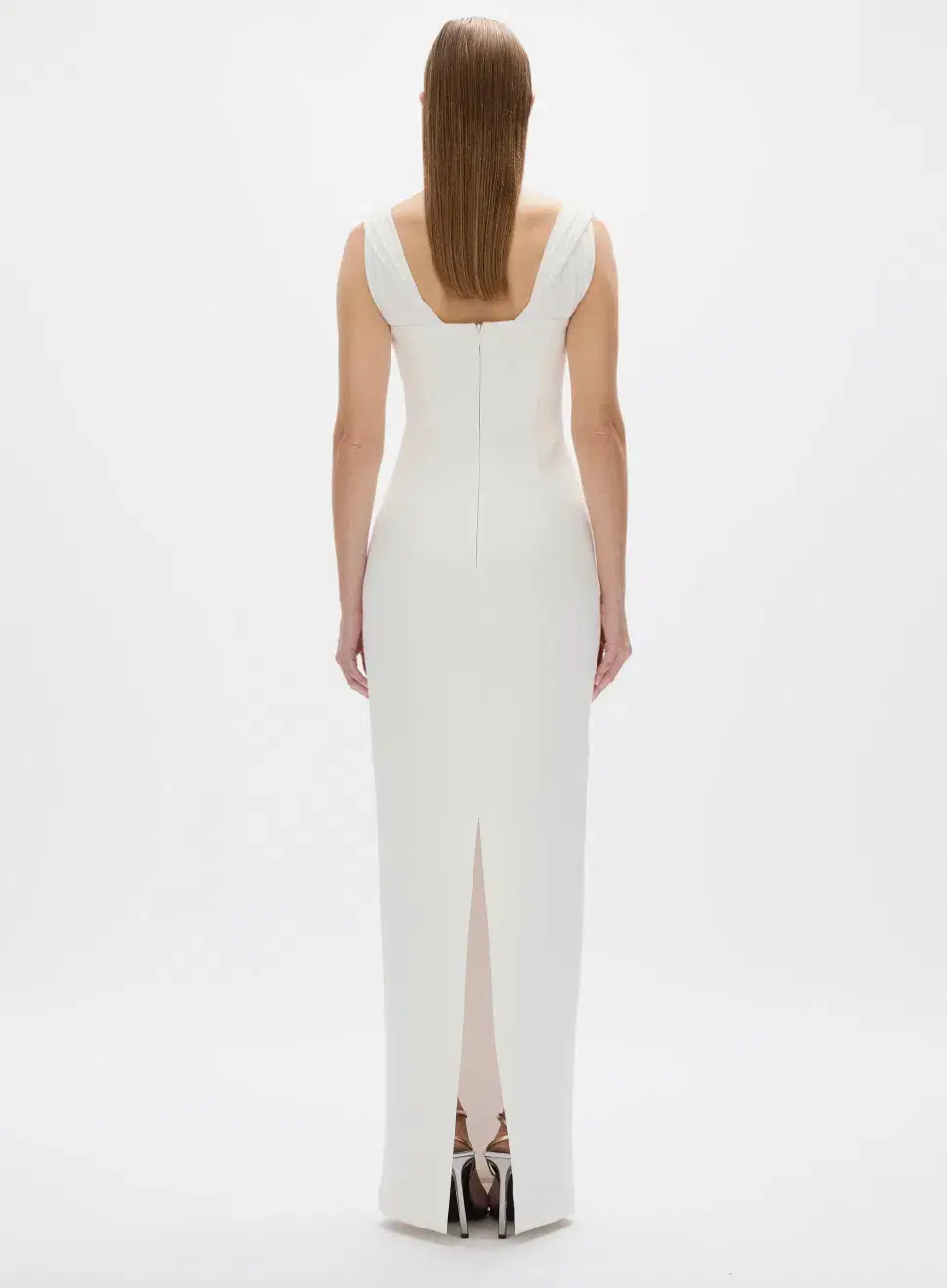 Rachel Gilbert Malia Gown in White AU 10 - Image 3