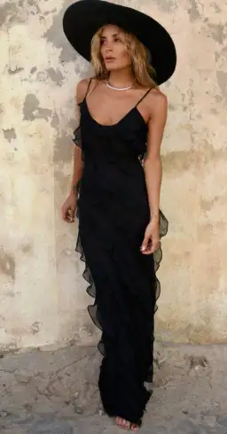 RAT & BOA SELENA DRESS BLACK SIZE 6/XS for rent on The Volte - image 2