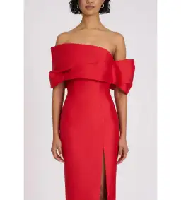 Eliya The Label Eleisha Midi Dress Red Size 12 for rent on The Volte - image 2