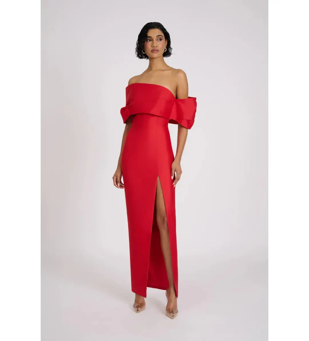 Eliya The Label Eleisha Midi Dress Red Size 12 for rent on The Volte - main image