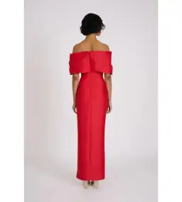 Eliya The Label Eleisha Midi Dress Red Size 12 for rent on The Volte - image 6