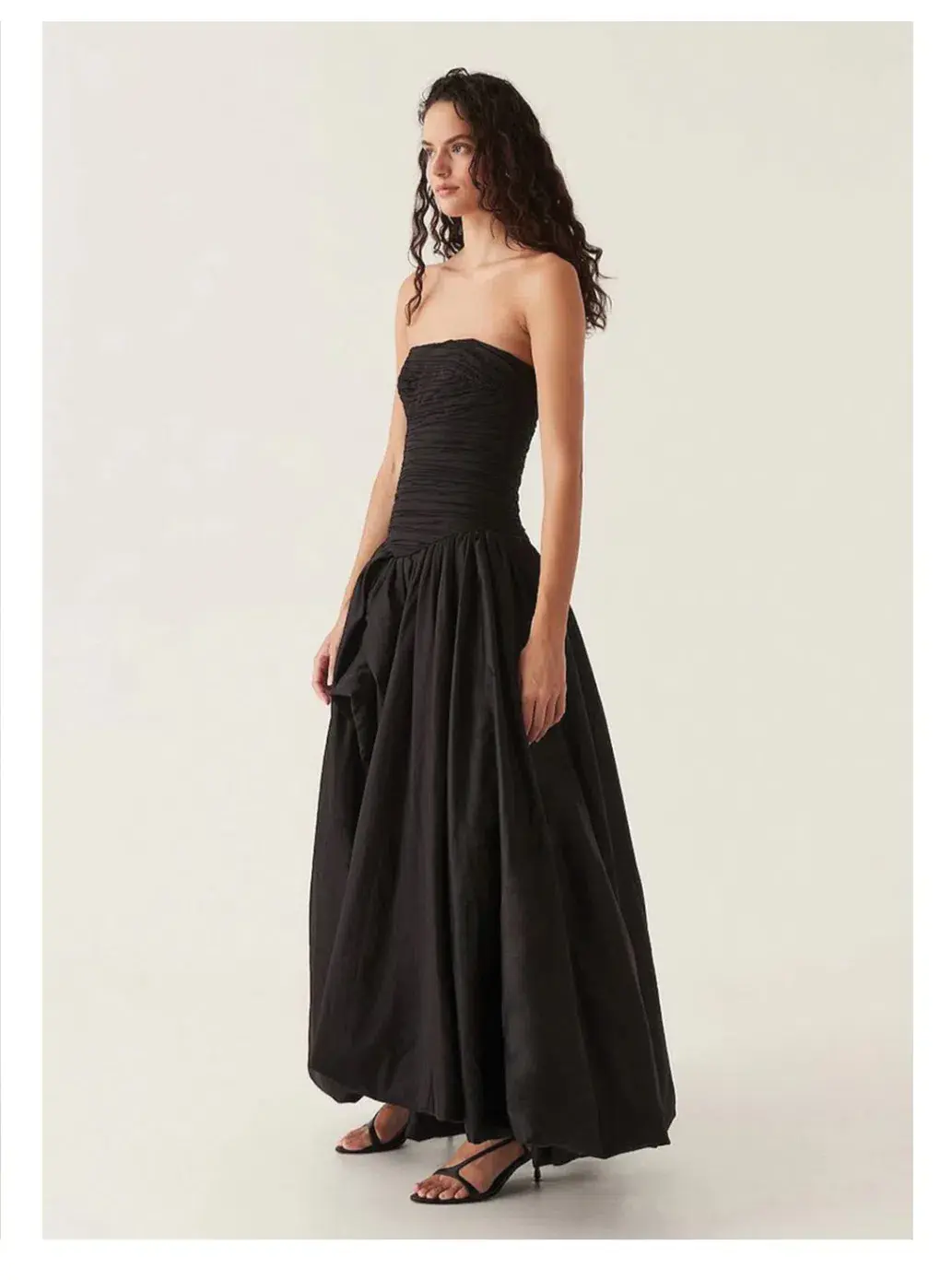 AJE Violette Bubble Hem Maxi for rent on The Volte - main image