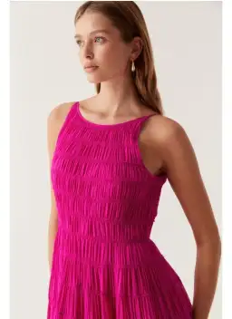 Aje Rosewood Ruched Maxi Dress for rent on The Volte - image 4