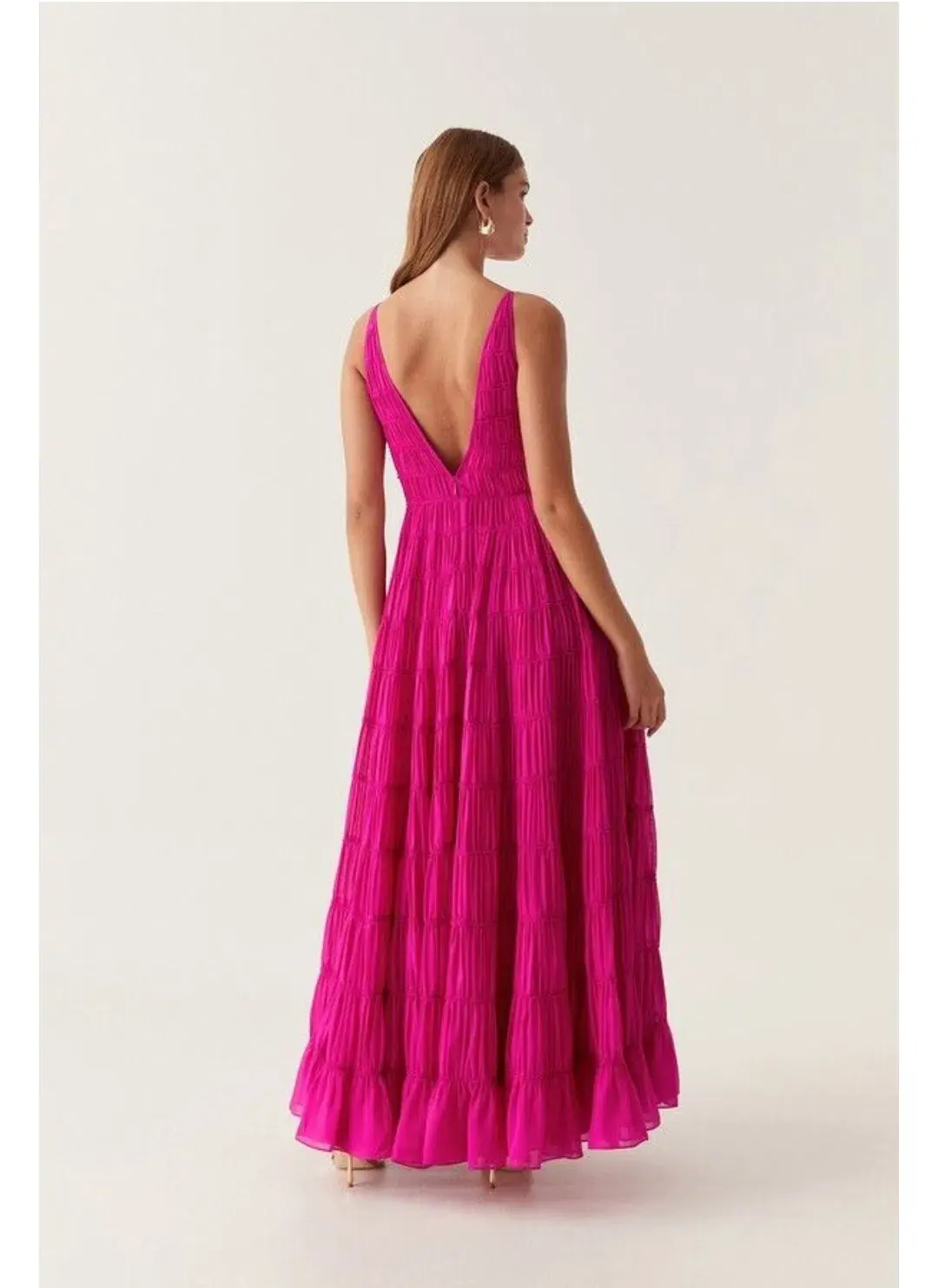 Aje Rosewood Ruched Maxi Dress - Image 3