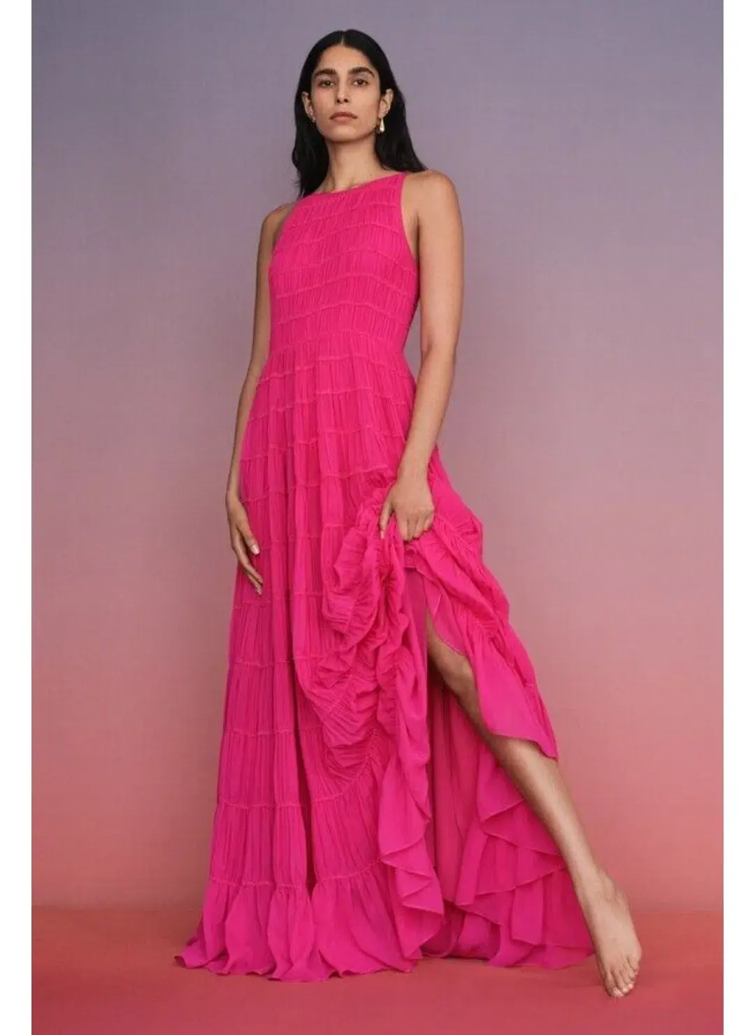 Aje Rosewood Ruched Maxi Dress - Image 2