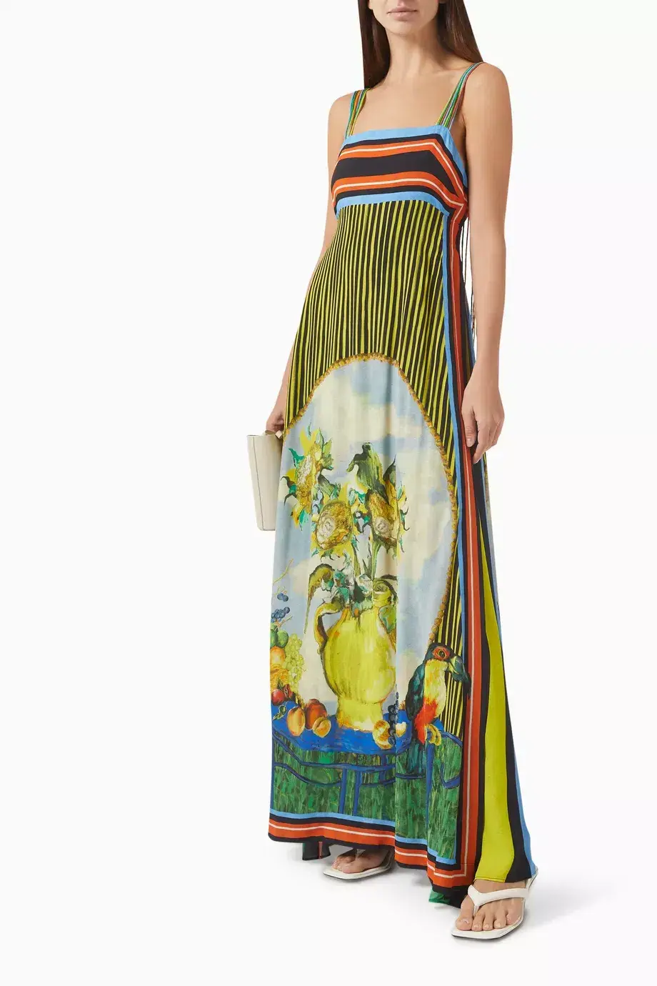Antipodean Bruno Sunray Pleated Gown Size 16 for rent on The Volte - main image