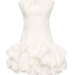 Aje Women's White and Cream Dress for rent on The Volte - image 3