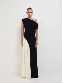 Sheike Celine Maxi Dress Black and White Size 6 for rent on The Volte - image 1