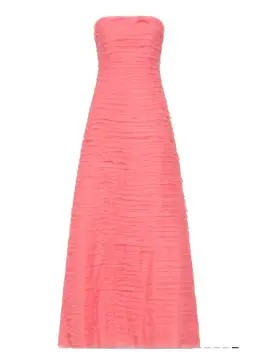 Aje Soundscape Dress, Guava pink, size 10 for rent on The Volte - image 1