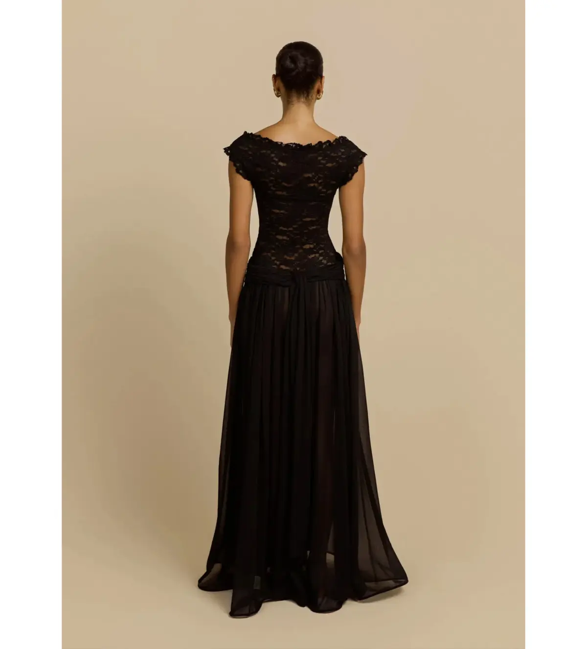 Arcina Ori Arabella Black Maxi Dress Size 8 - Image 4