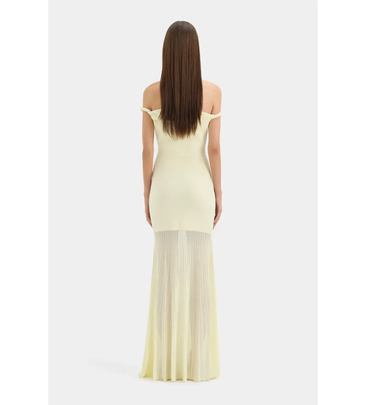 Sir the Label Elia Off Shoulder Twist Dress in Lemon Sorbet Size 10 - Image 3