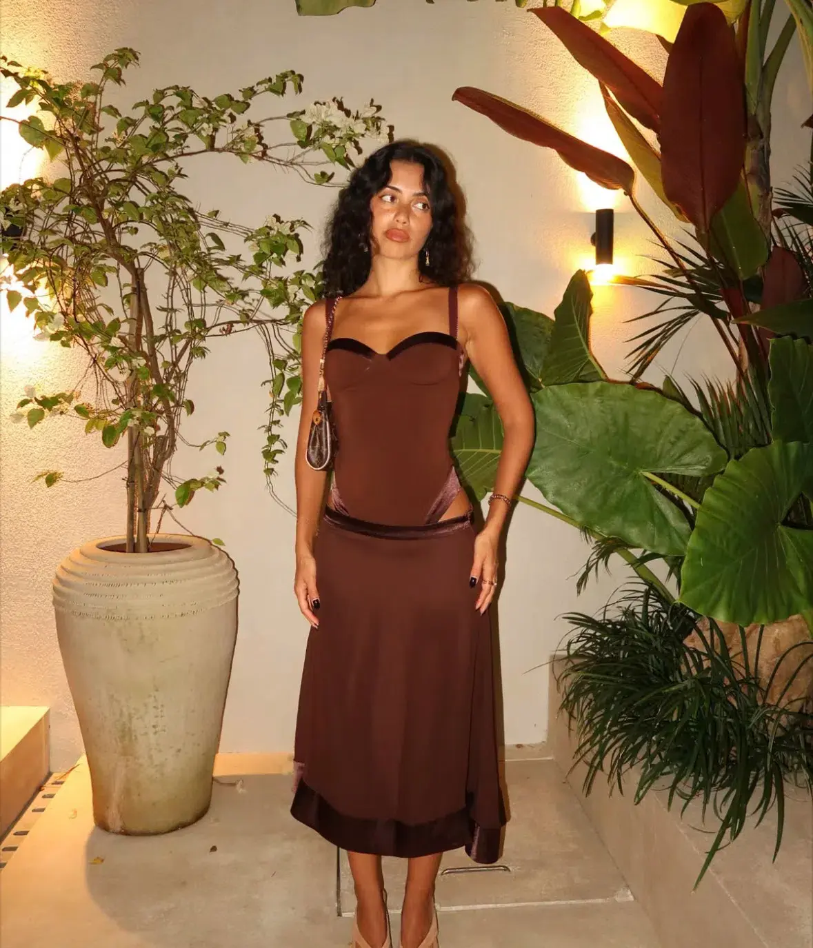 Ance gria Vittoria Midi Skirt and bodysuit - Image 1