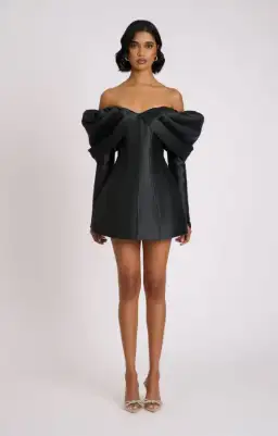 Eliya The Label Nadal Mini Dress Black Size S for rent on The Volte - image 2