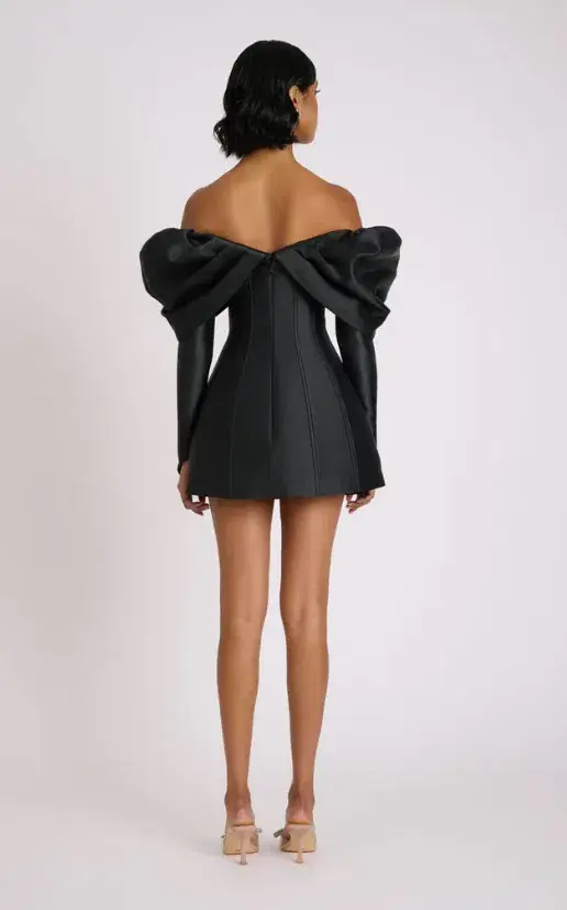 Eliya The Label Nadal Mini Dress Black Size S - Image 3