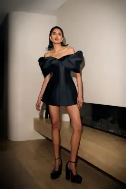 Eliya The Label Nadal Mini Dress Black Size S for rent on The Volte - image 1