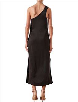 Shona Joy Matias One Shoulder Column Midi Dress Size 6