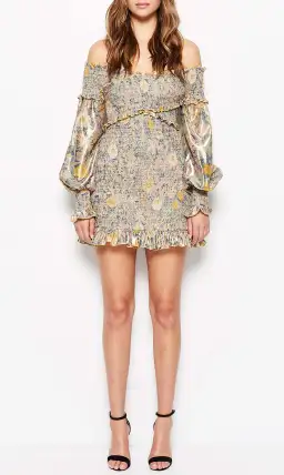Alice McCall Higher Love Mini Dress Print Size 12