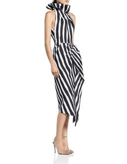 Maticevski Solar Drape Crepe Dress Black Size 12