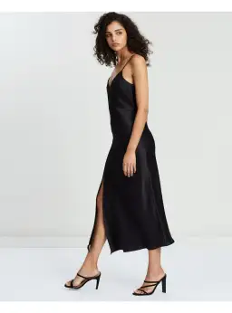 Bec & Bridge Gabrielle V Dress Black Size AU 8 for rent on The Volte - image 2
