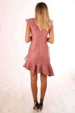 Keepsake Flashing Lights Mini Dress Pink Size 14 for rent on The Volte - image 3