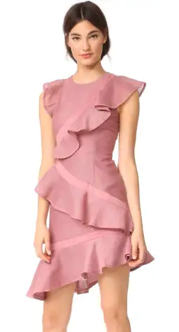 Keepsake Flashing Lights Mini Dress Pink Size 14 for rent on The Volte - image 2