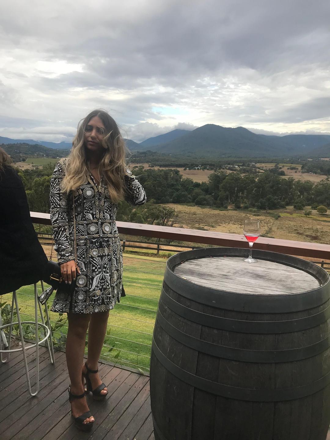 Thurley Embroidered Mini Shift Dress Black Multi size 6 for rent on The Volte - main image