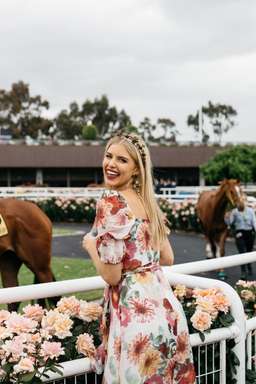 Talulah Garland Midi Dress Size 8