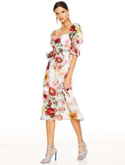 Talulah Garland Midi Dress Size 8