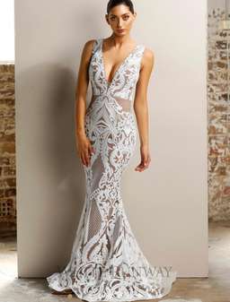 Jadore Floor length Dress size 10 for rent on The Volte - image 1