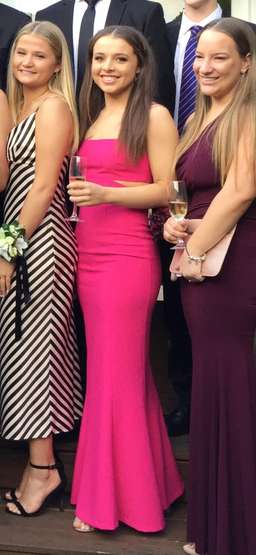 Likely fuchsia Tamarelli Gown size 8