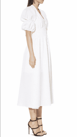 Mossman The Unscathed Maxi Dress White size 12 for rent on The Volte - image 3