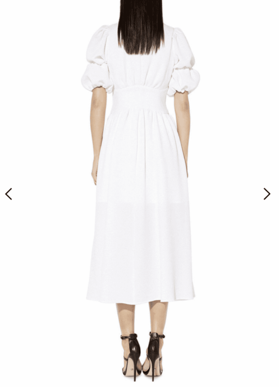 Mossman The Unscathed Maxi Dress White size 12 for rent on The Volte - main image