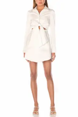 MISHA Mya Dress White Size 10/M for rent on The Volte - image 1