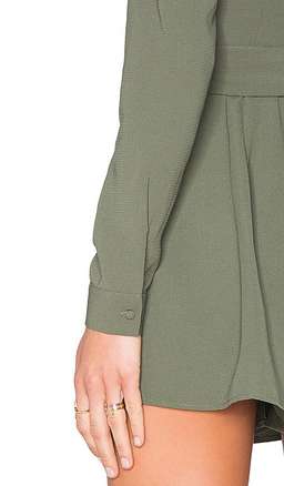 The Fifth Label Above & Beyond Long Sleeve Playsuit Khaki Size 6 for rent on The Volte - image 4