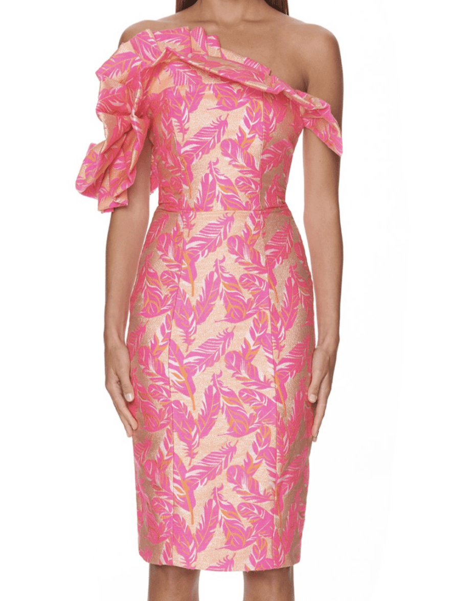 Eliya The Label Elena Dress Pink Size 10 for rent on The Volte - main image