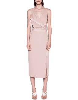 Dion Lee Whitewash Utility Dress Size 8